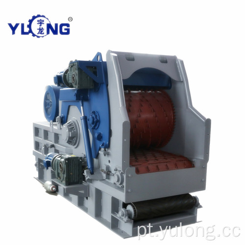 Máquinas Yulong para triturar toras de madeira